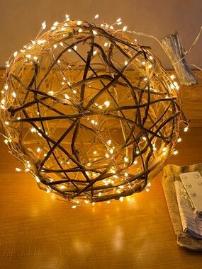 Anthropologie Stargazer Nature Effects Illuminated Vine Sphere HOME DECOR